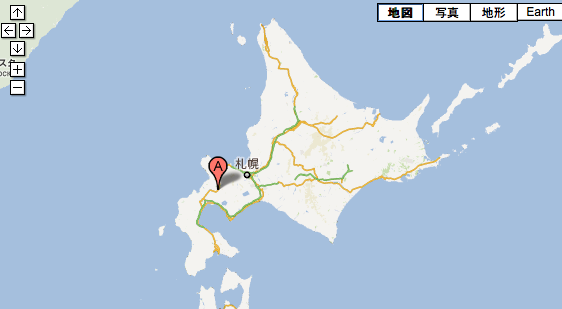 フォーシーズンズホテル　ニセコ　地図画像