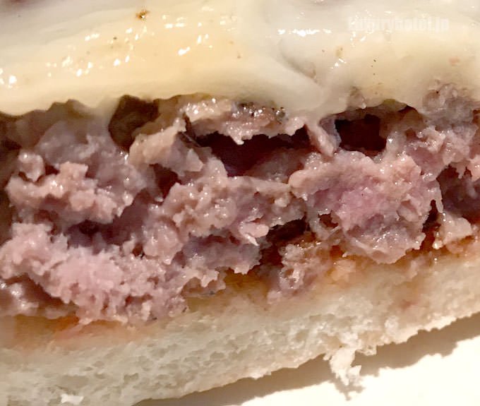 黒毛和牛バーガー断面図