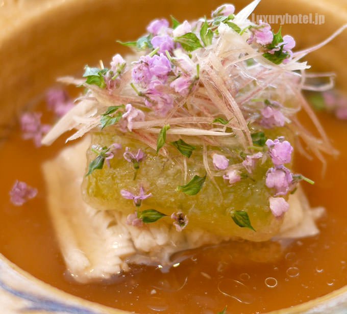 冬瓜とあなご　拡大画像