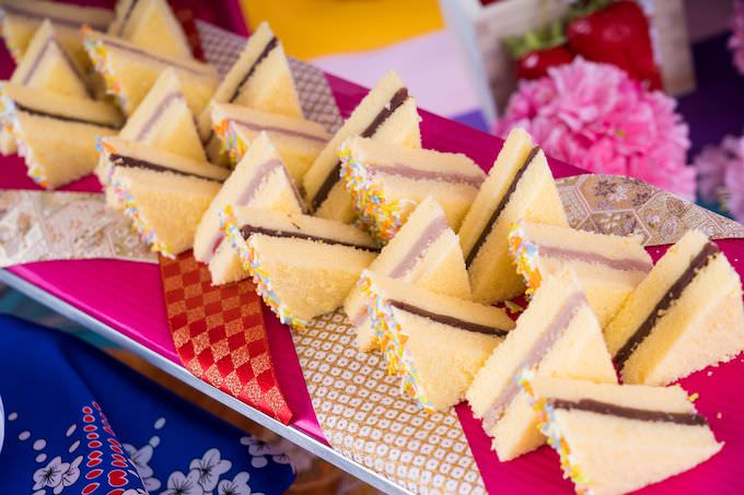 ヒルトン福岡シーホーク 二色餡のカラフルサンド